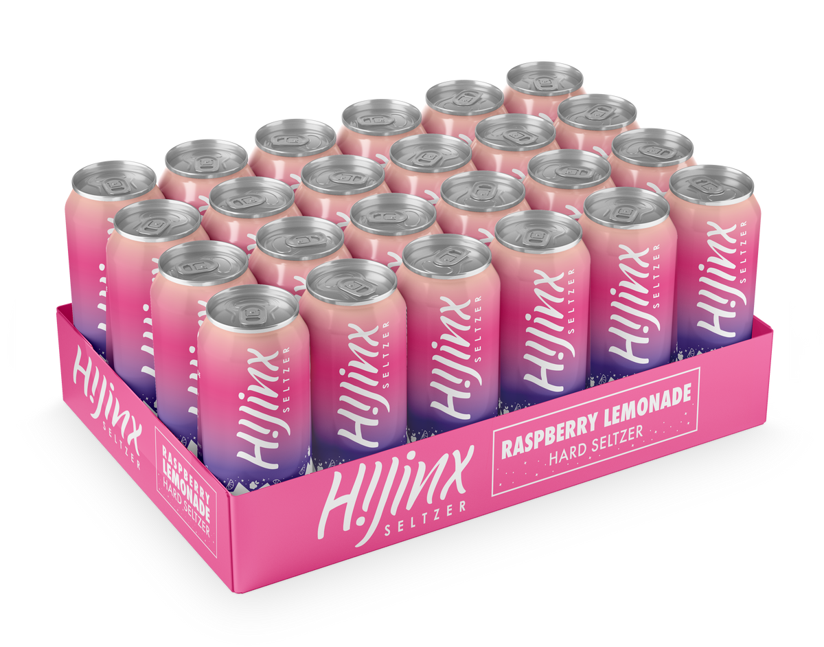 473ML Hijinx Hard Seltzer - Raspberry Lemonade x 24 – Cowbell
