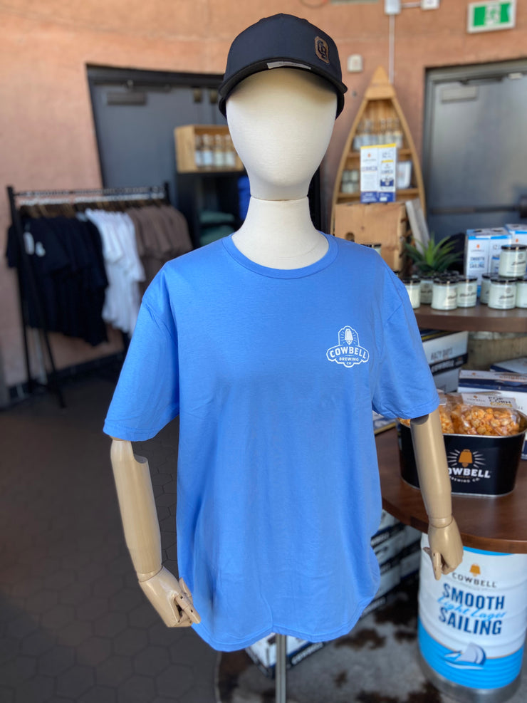 Softstyle T-Shirt Pocket Logo - Carolina Blue