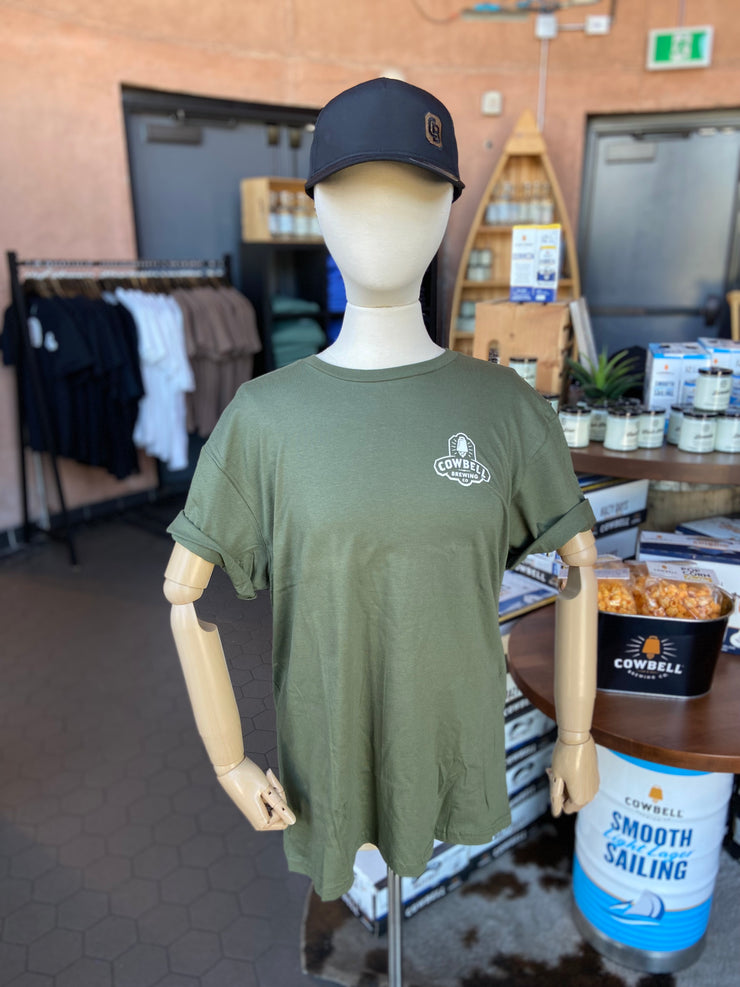 Softstyle T-Shirt Pocket Logo - Military Green
