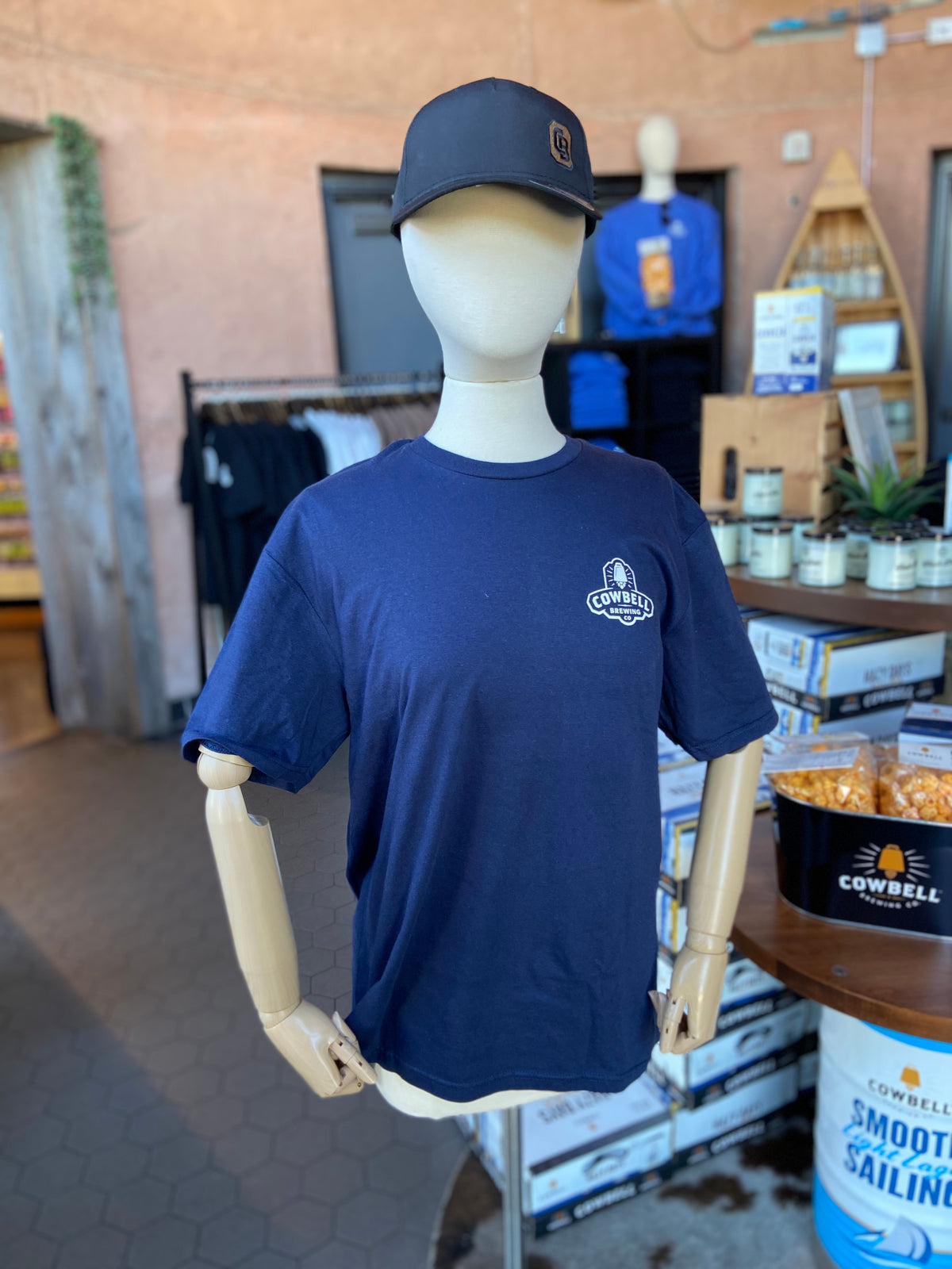 Softstyle T-Shirt Pocket Logo - Navy