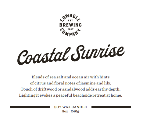 8oz Coastal Sunrise Candle