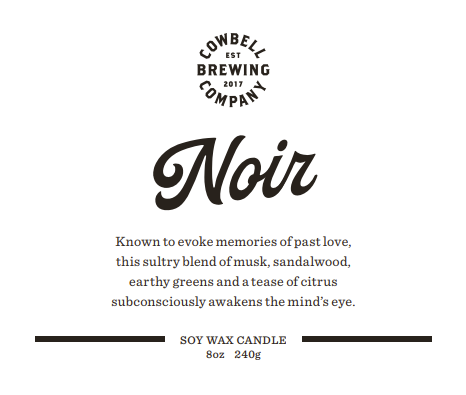 8oz Noir Candle