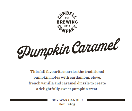 8oz Pumpkin Caramel Candle