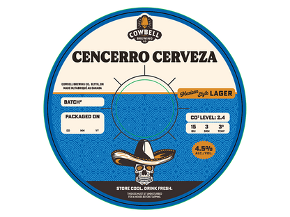 Cencerro Cerveza Mexican Lager 30L Keg - Local Delivery