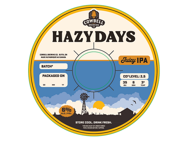 Hazy Days IPA 30L Keg - Local Delivery