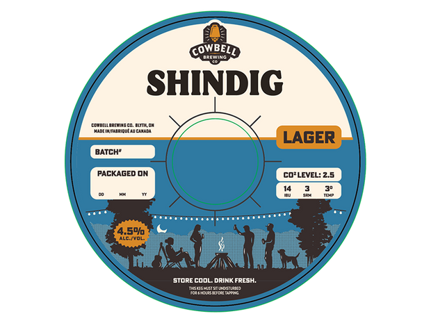 Shindig Lager 30L Keg - Local Delivery