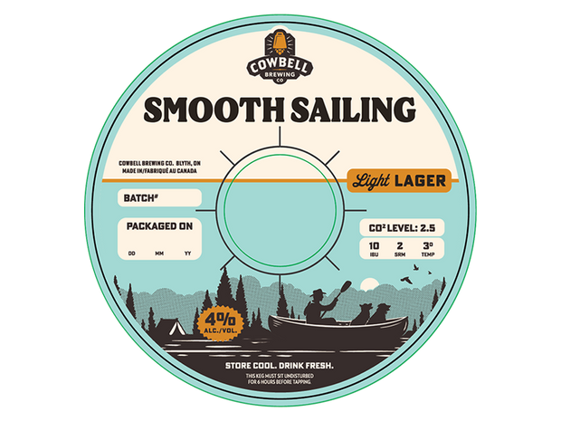 Smooth Sailing Light Lager 30L Keg - Local Delivery